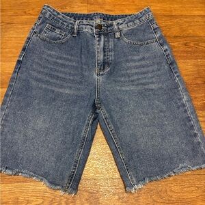 Women’s Denim Cutoff Shorts Size Medium